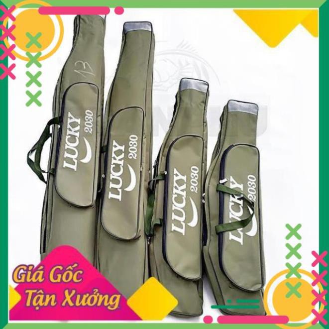Túi đựng cần lucky gia công đủ size 2 ngăn