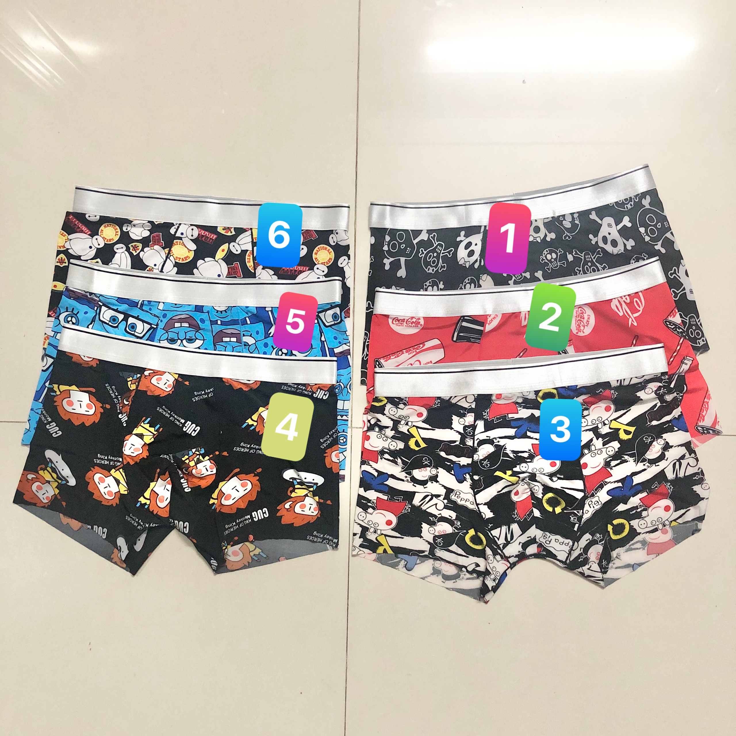 Combo 3 Quần Lót Nam Thun Lạnh -Cạp Lụa
