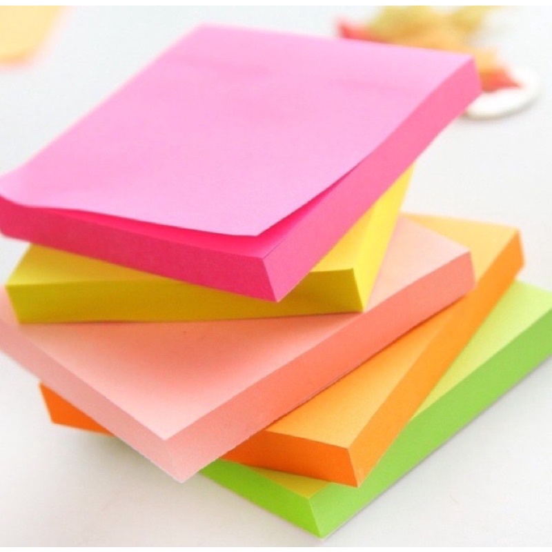Giấy note dạ quang Pronoti 3x3 76mmx 76mm
