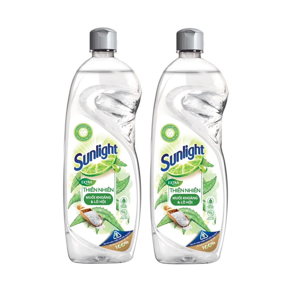 [Hàng tặng không bán - HC Gift] Combo 2 Nước rửa chén SUNLIGHT 700G