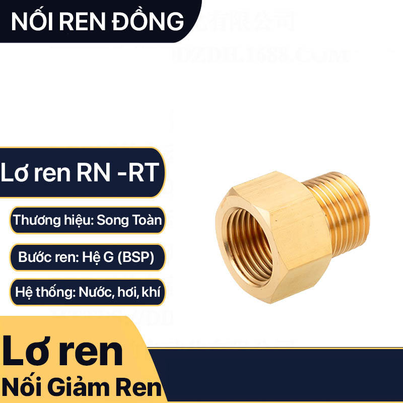 Brass Fittings, Internal Threaded to External Threaded Brass Connectors - Both Brass and Brass Plated