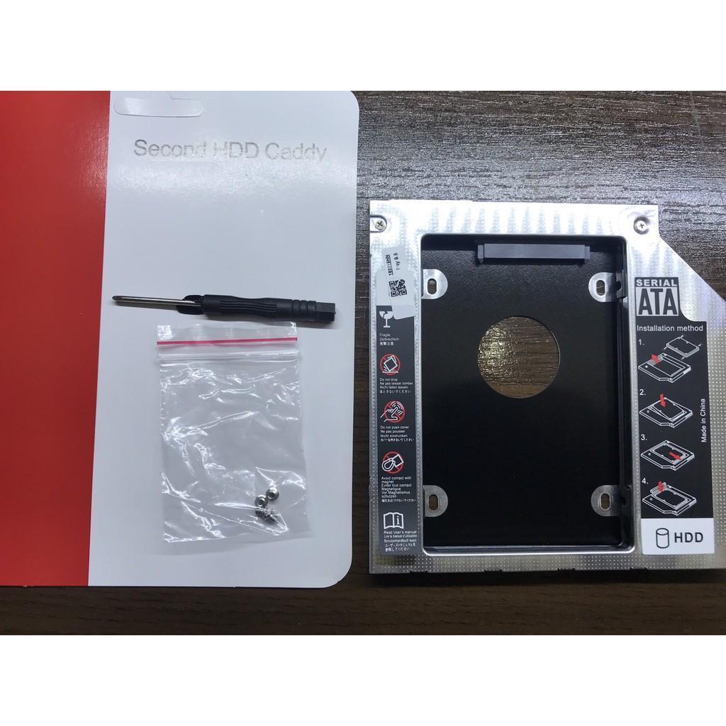 Caddy bay lắp thêm ổ cứng cho laptop (9.5mm)