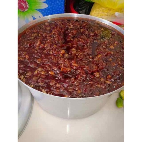 Me hạt mềm ngào khóm nhà làm 500g