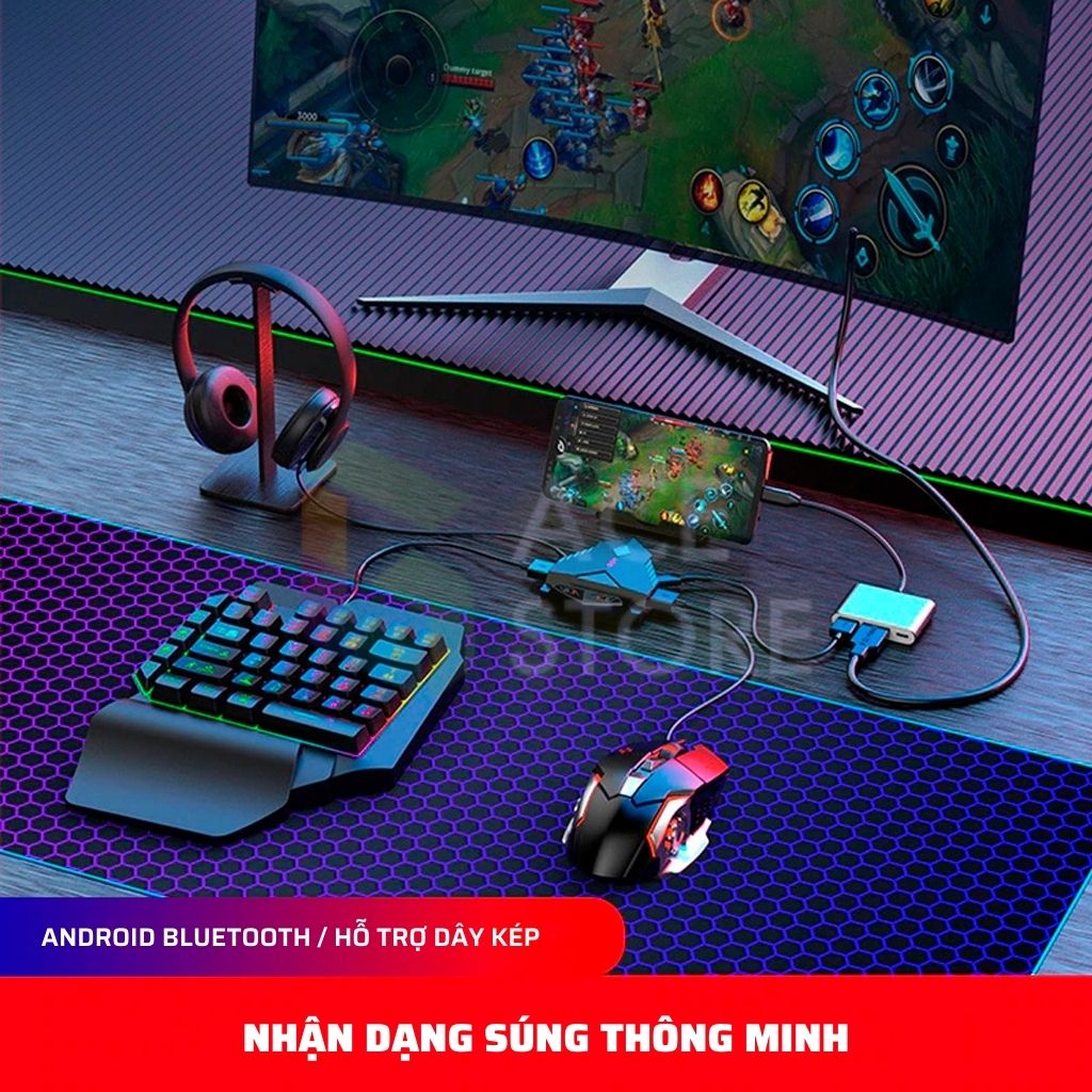 Lingzha Rezar 2 | Bộ chuyển đổi chơi game FPS PUBG Mobile, COD, Firefire
