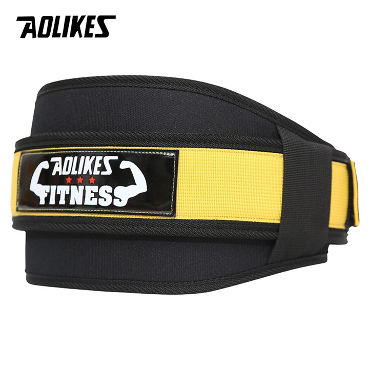 Đai Lưng Tập Gym, Nịt Lưng Mềm Gym Tập Thể Hình Gánh Tạ Squat Nam Chính Hãng Aolikes AL7983
