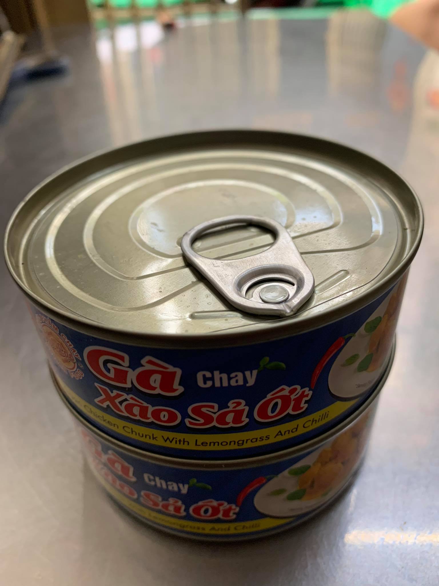 Gà chay xào xả ớt - hộp 100g