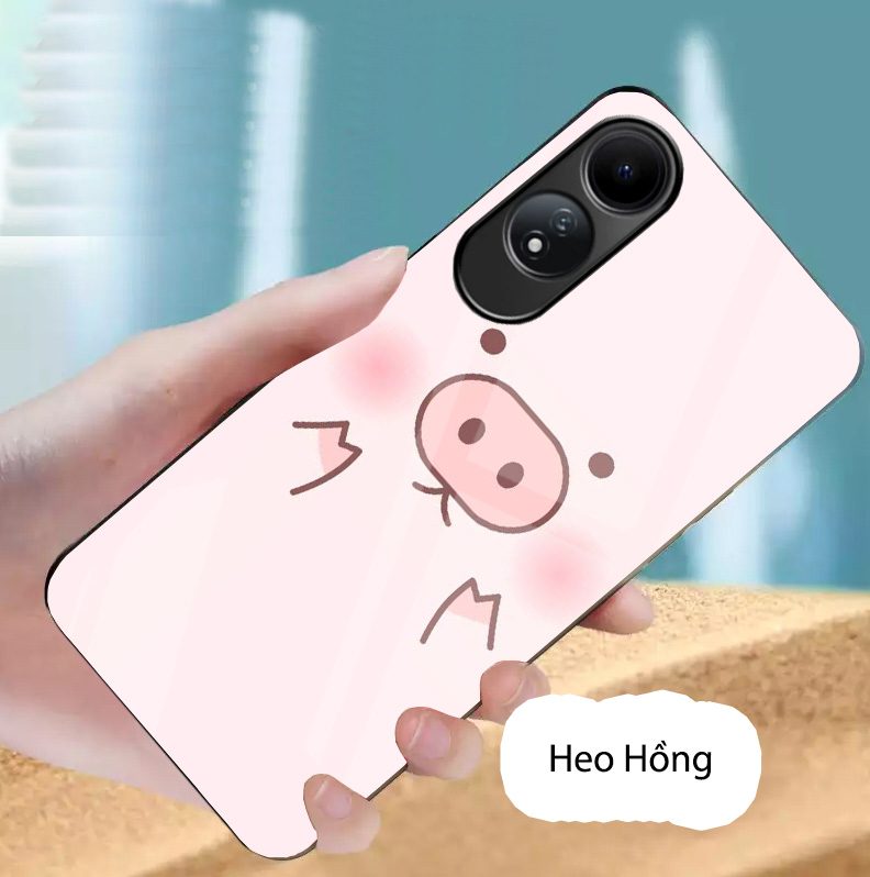 ỐP OPPO A60 mặt kính gương bóng Cao Cấp