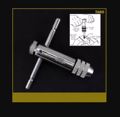 TAY QUAY TARO TỰ ĐỘNG HAI CHIỀU QUAY CỠ MŨI TỪ M3-M8