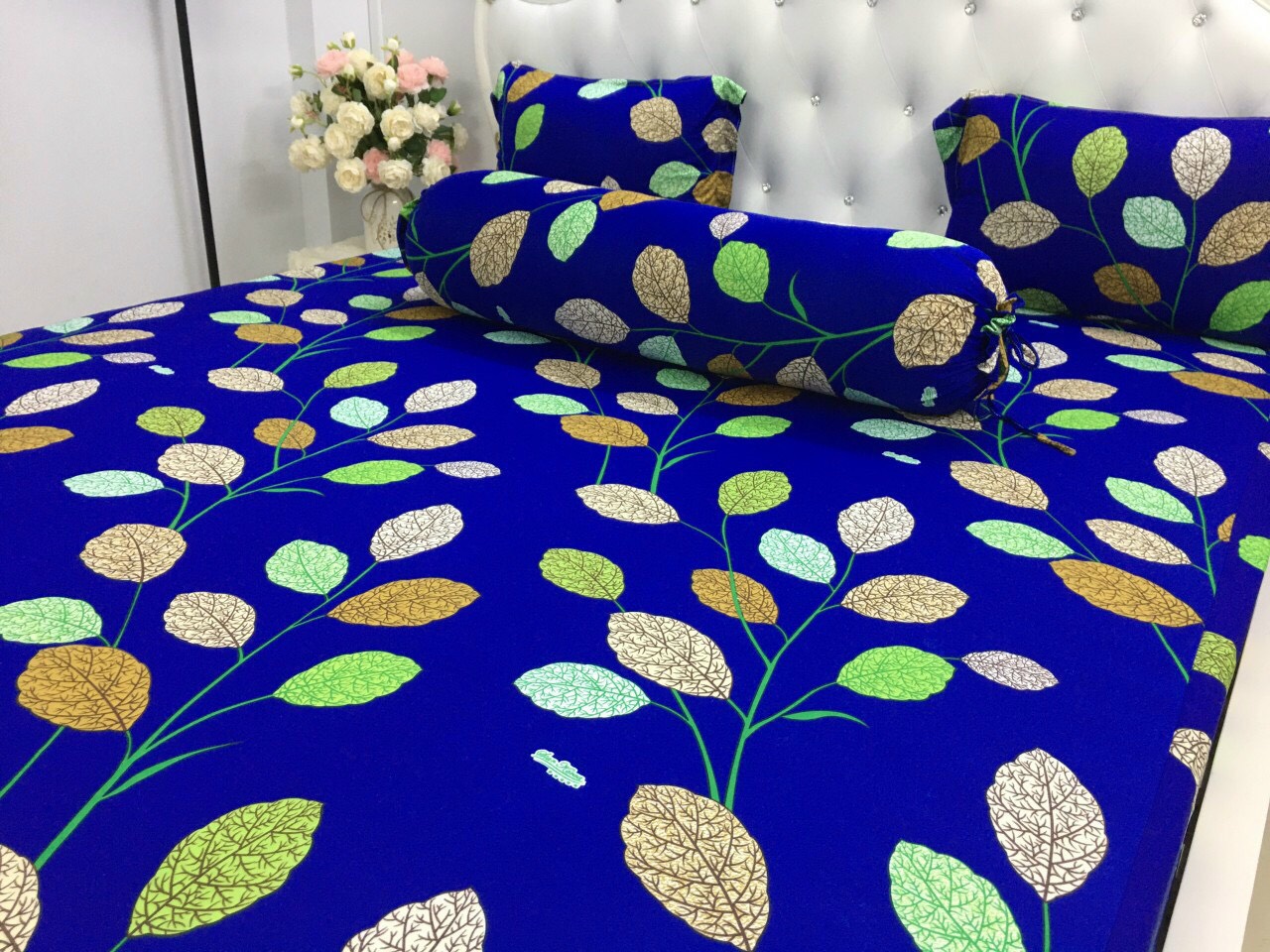[HCM]Bộ Drap Thun Hàn Quốc mát lạnh 1M8 X 2M { 4 món }