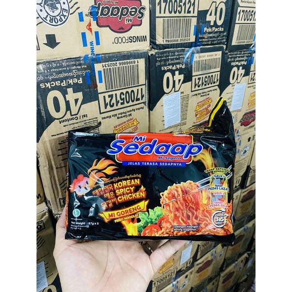 Mì Trộn Ăn Liền Sedaap Bịch Lớn 5 Gói