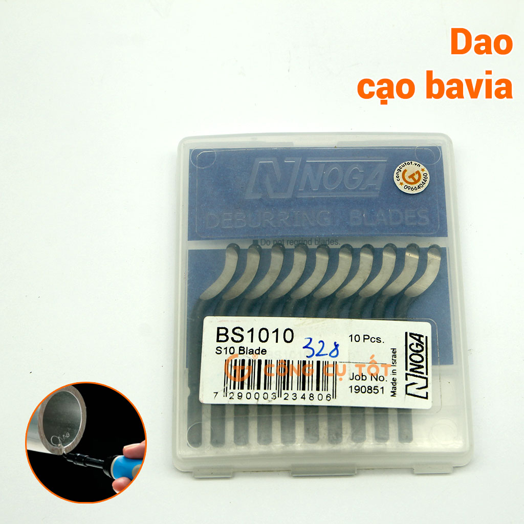 Bộ dao cạo bavia noga ng8150 isael siêu bền, cán dao cạo bavia ng1000, hộp 10 lưỡi dao bavia bs1010, hộp 10 lưỡi dao bavia bs2012 inox phủ titan