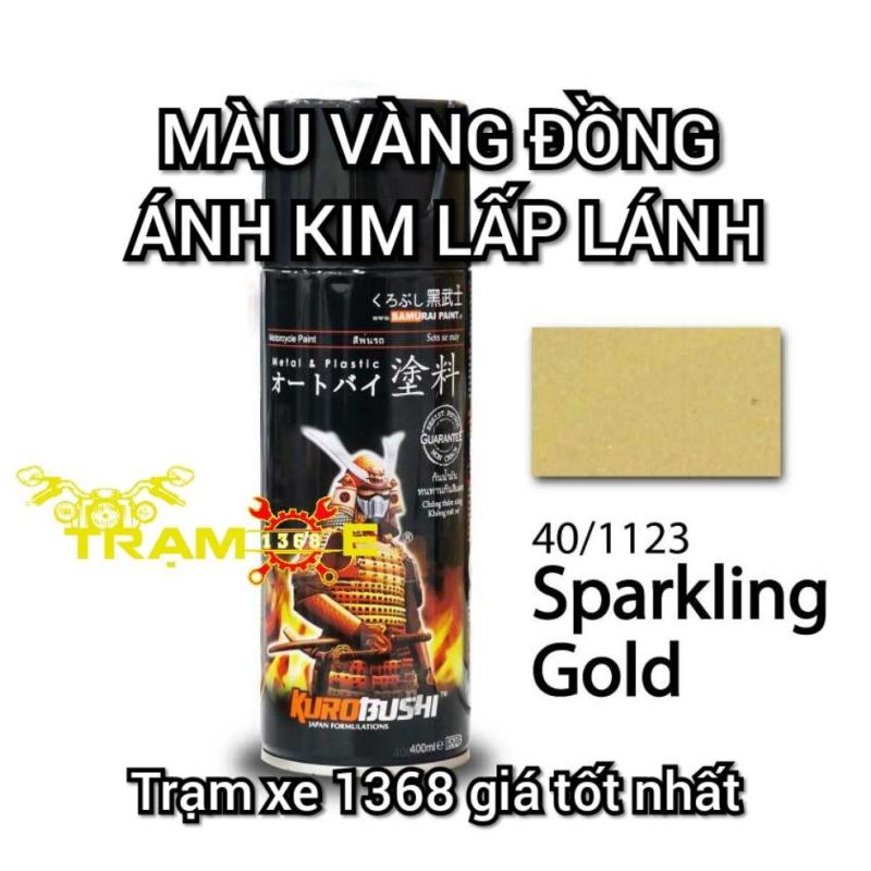 SƠN SAMURAI MÀU VÀNG ĐỒNG ÁNH KIM LẤP LÁNH 1123