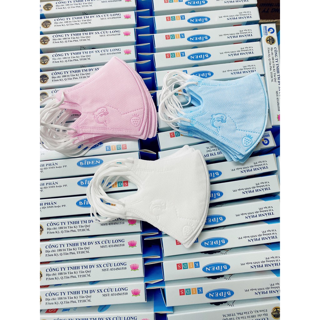 [ GIÁ RẺ SỐ 1 ] Khẩu Trang 3D Cho Bé - hộp 10 chiếc