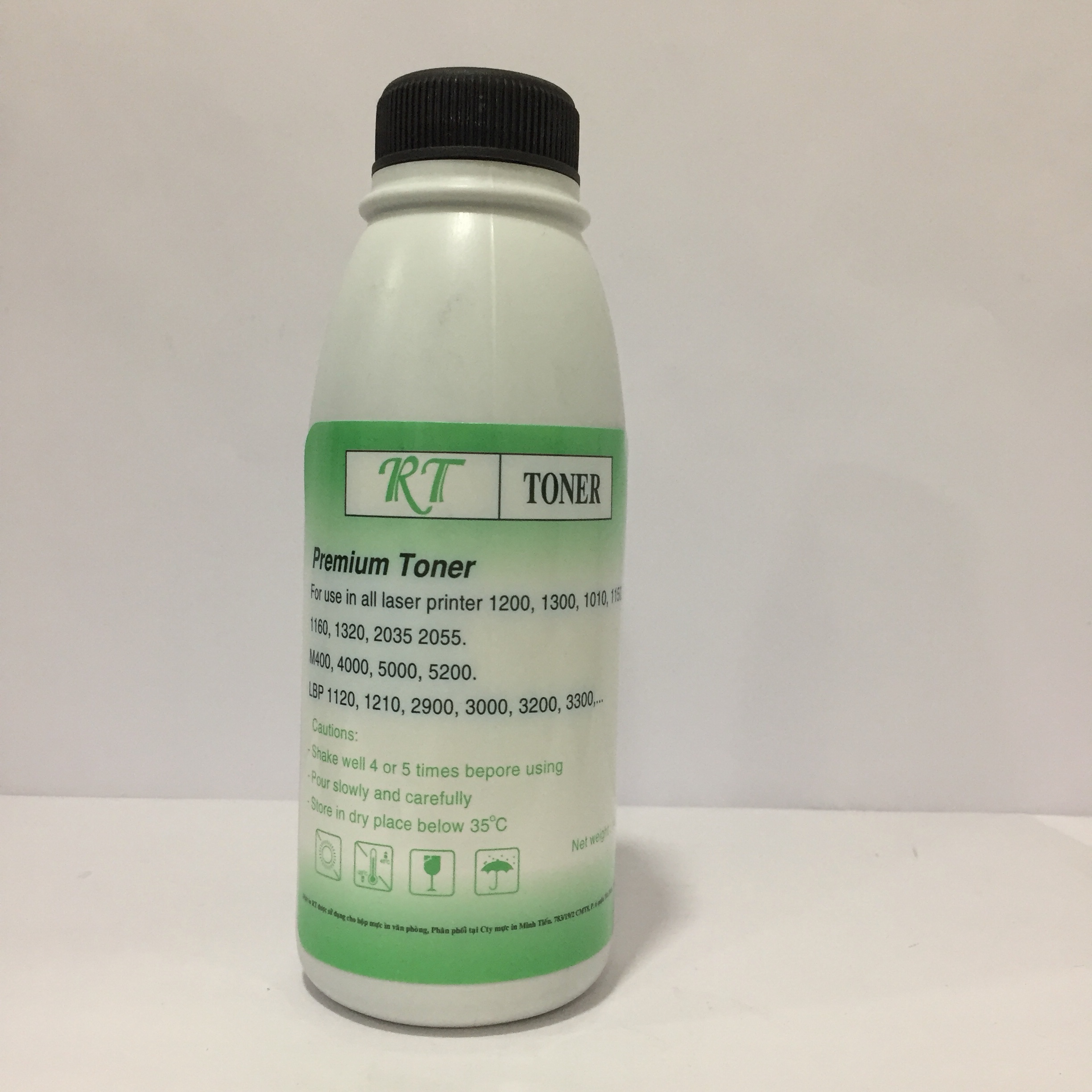 Combo 5 chai Mực nạp Premium đậm 12A/ 05A/ 80A/ 49A/ 53A