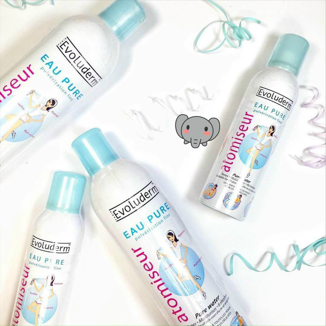 [ Nika Shop] XỊT KHOÁNG CẤP ẨM, LÀM DỊU DA EVOLUDERM PHÁP