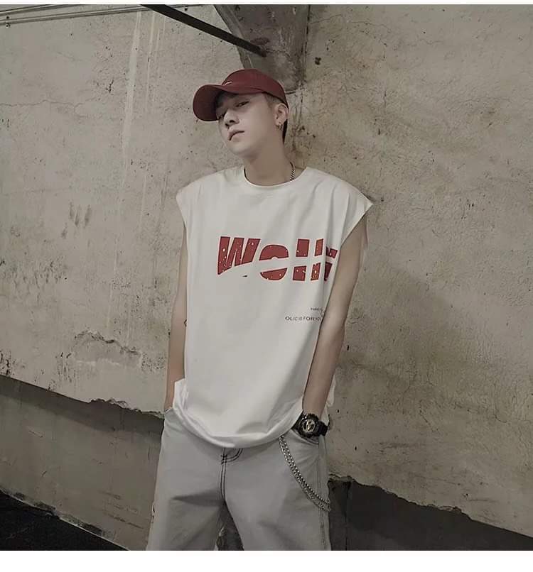 Áo thun Tanktop Oversize WOLLAGEE Unisex