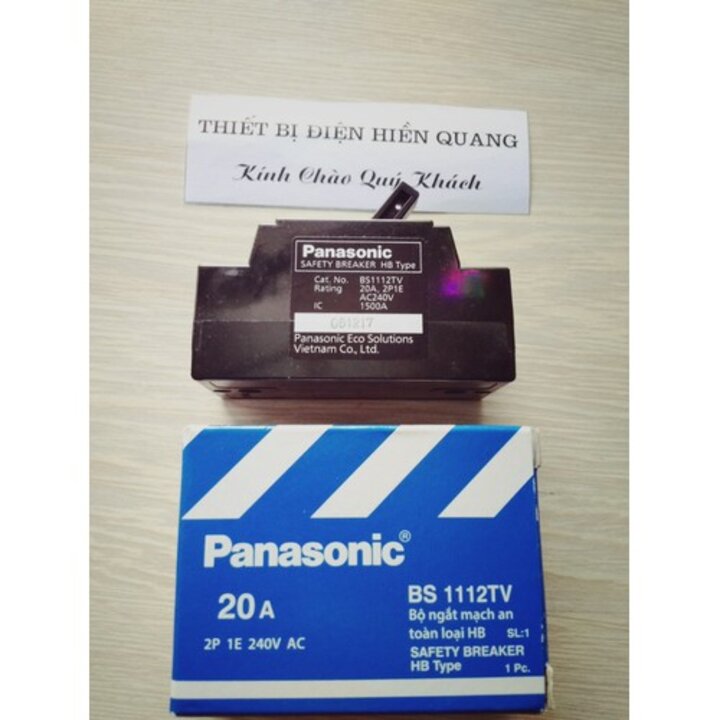 CB Cóc , Cầu dao, Aptomat tự ngắt Panasonic 15A - 40A