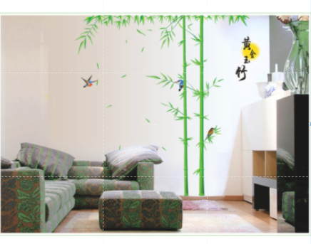 [HCM]Decal dán tường 2 cây tre