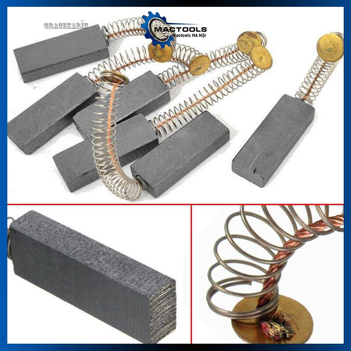 Bộ 2 chổi than master cho máy khoan, máy cắt đủ loại