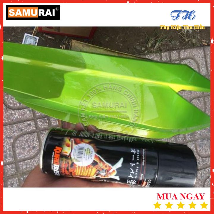 [HCM]Sơn Xịt Samurai Màu Xanh Lá Chuối - Mã Y620