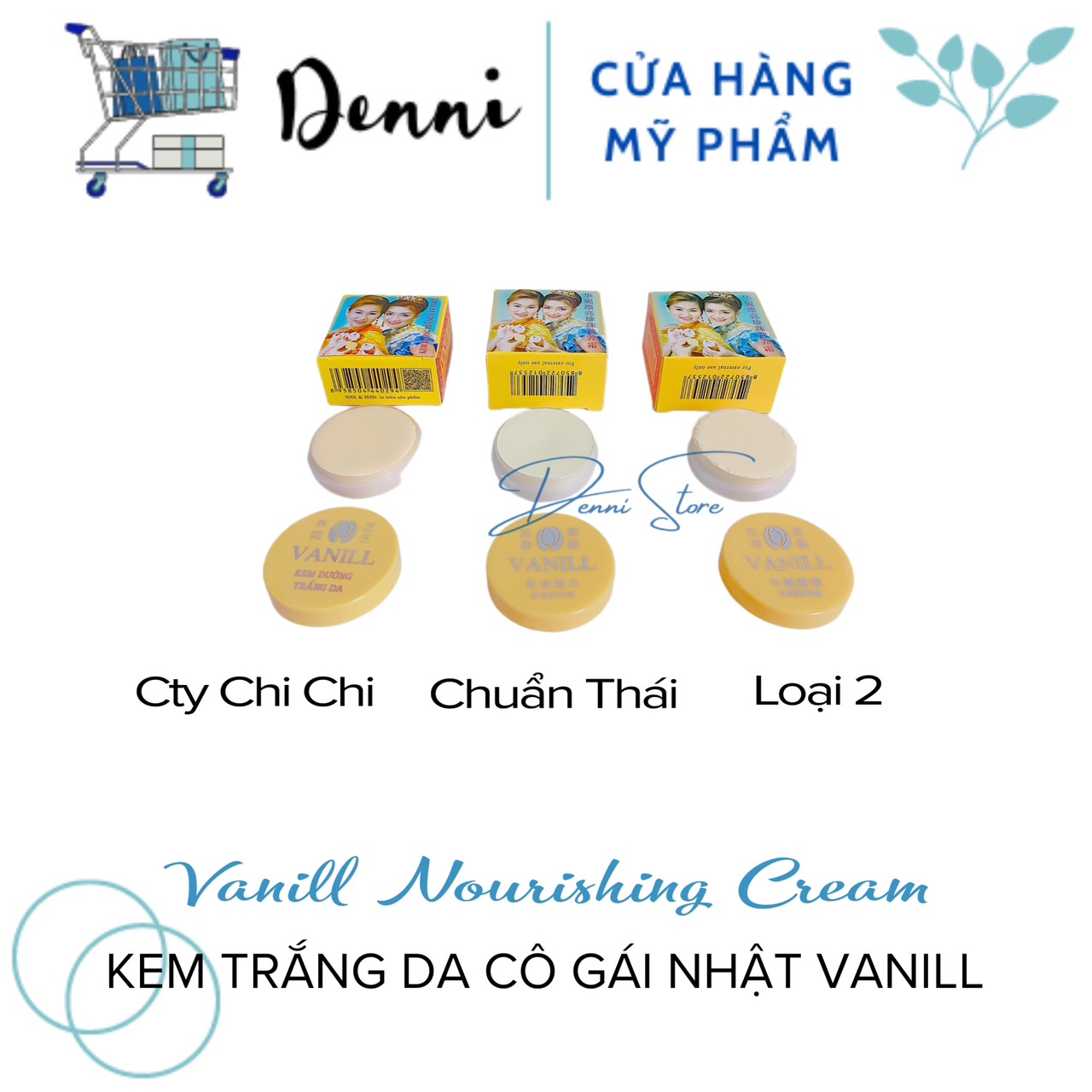[HCM]Kem dưỡng trắng da Vanill chuẩn thái