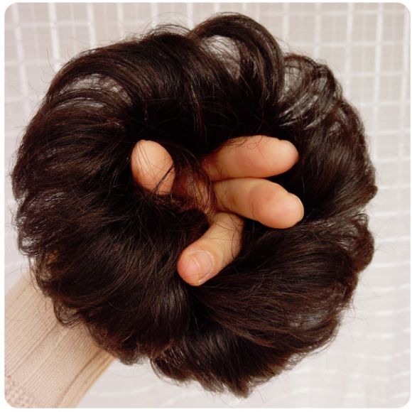 Tóc Búi Cột Xù Đánh Rối Kiểu Cô Dâu BCX-01  | Tóc giả Wina