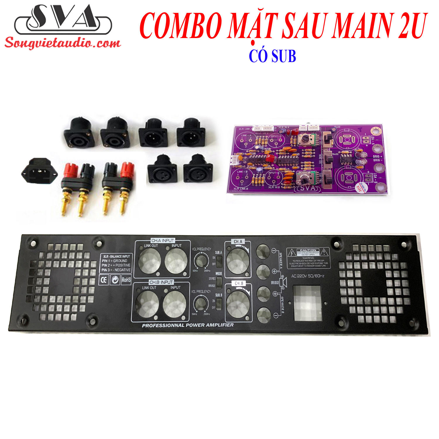 Combo of Main Back Panel, Input and Input Accessories