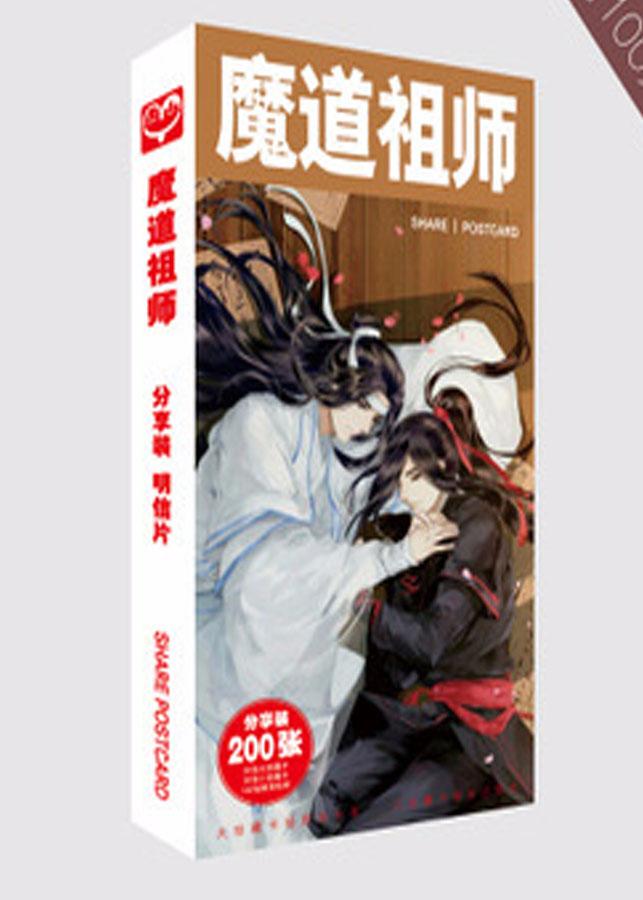 Postcard ma đạo tổ sư hộp ảnh bộ ảnh có ảnh dán sticker lomo bưu thiếp phim Trần Tình Lệnh Lam Vong Cơ Ngụy Vô Tiện Tiêu Chiến Vương Nhất Bác