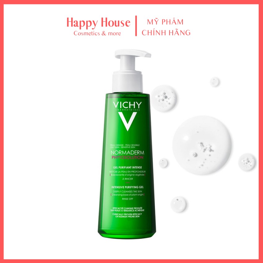 Sữa rửa mặt Vichy Nomaderm dành cho da dầu mụn 400ml