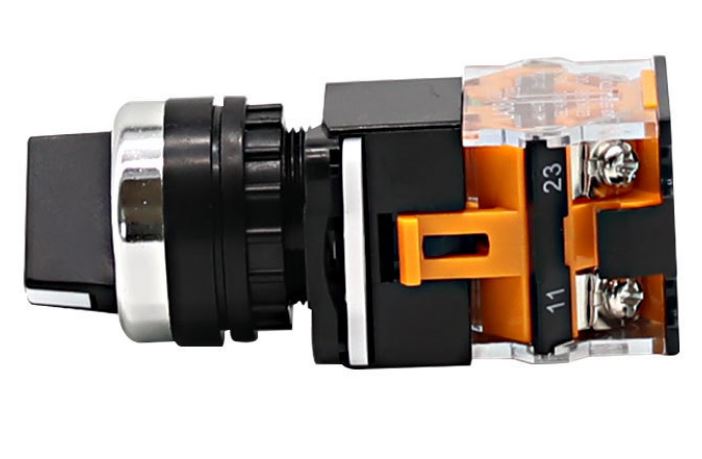 công tắc xoay  3 vị trí LA38 phi 22