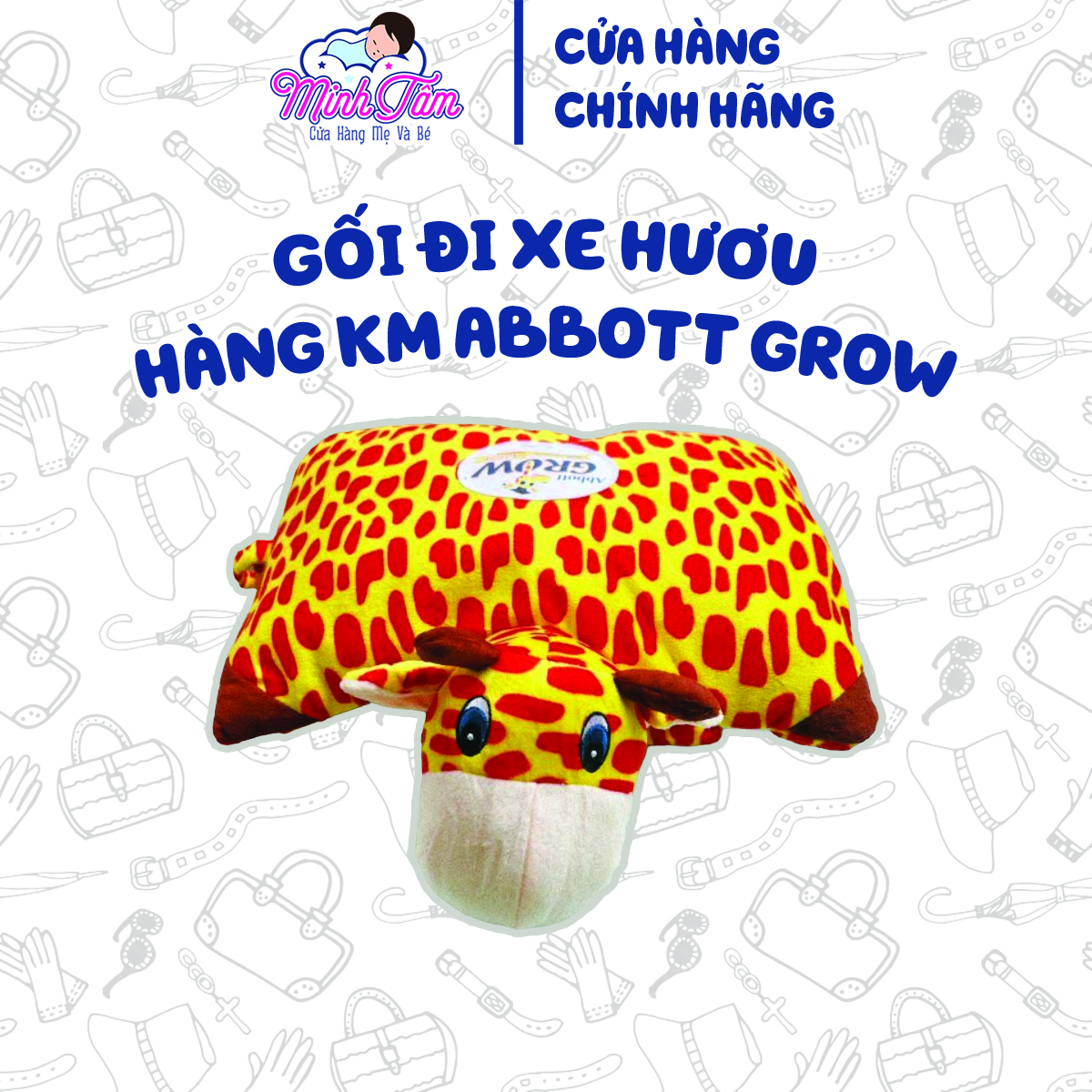 Gối đi xe máy - HKM Abbott Grow