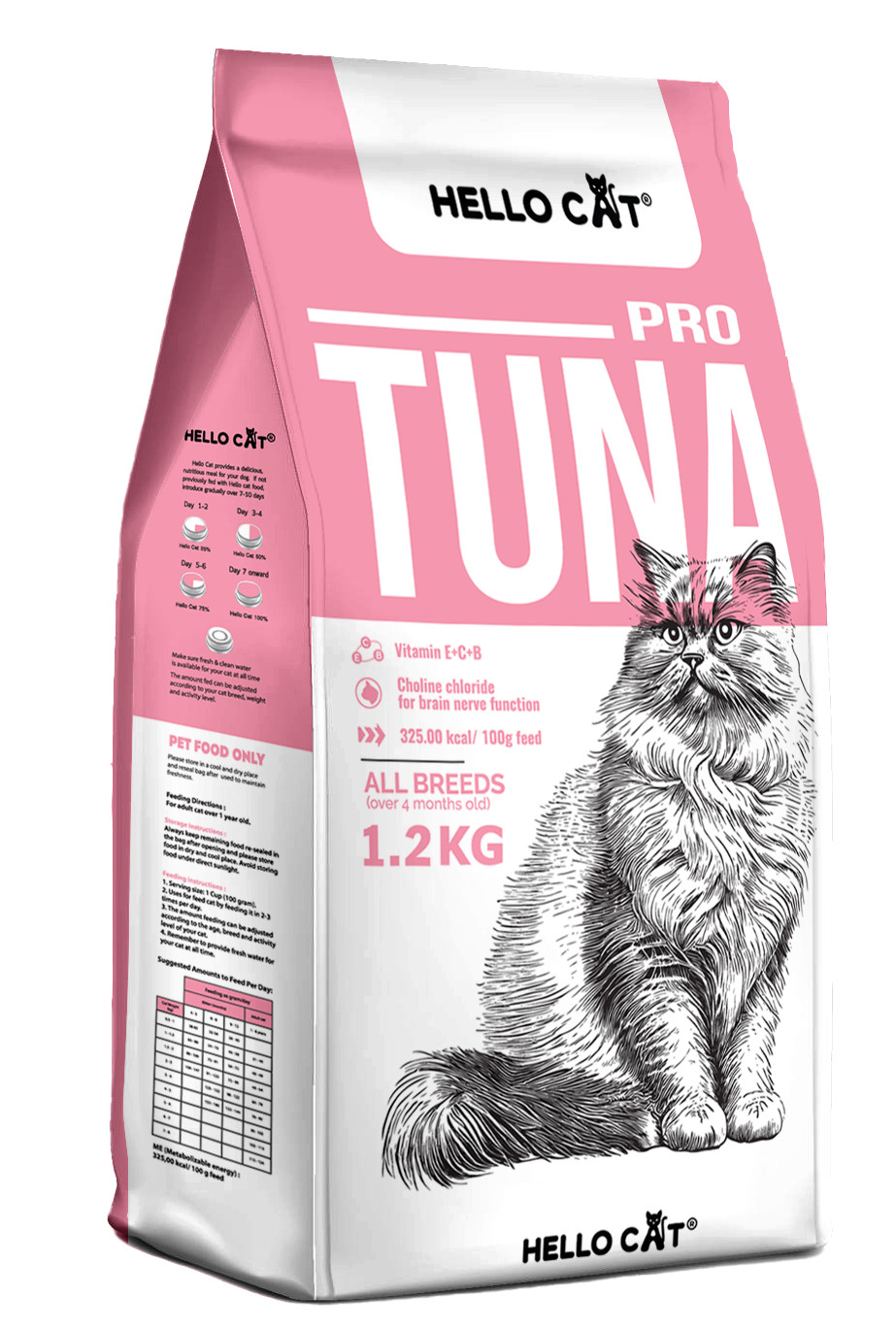 [10KG] Hạt Hello Cat 10Kg Thức ăn Hạt cho Mèo - Happy Cat