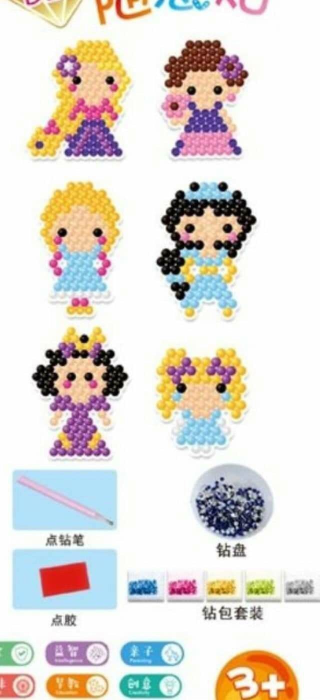 Tranh đính hạt đá sticker 3D mini siêu hạt dẻ cho bé