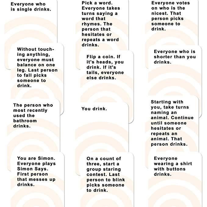 BÀI BOARDGAME VUI NHỘN THESE CARDS WILL GET YOU DRUNK