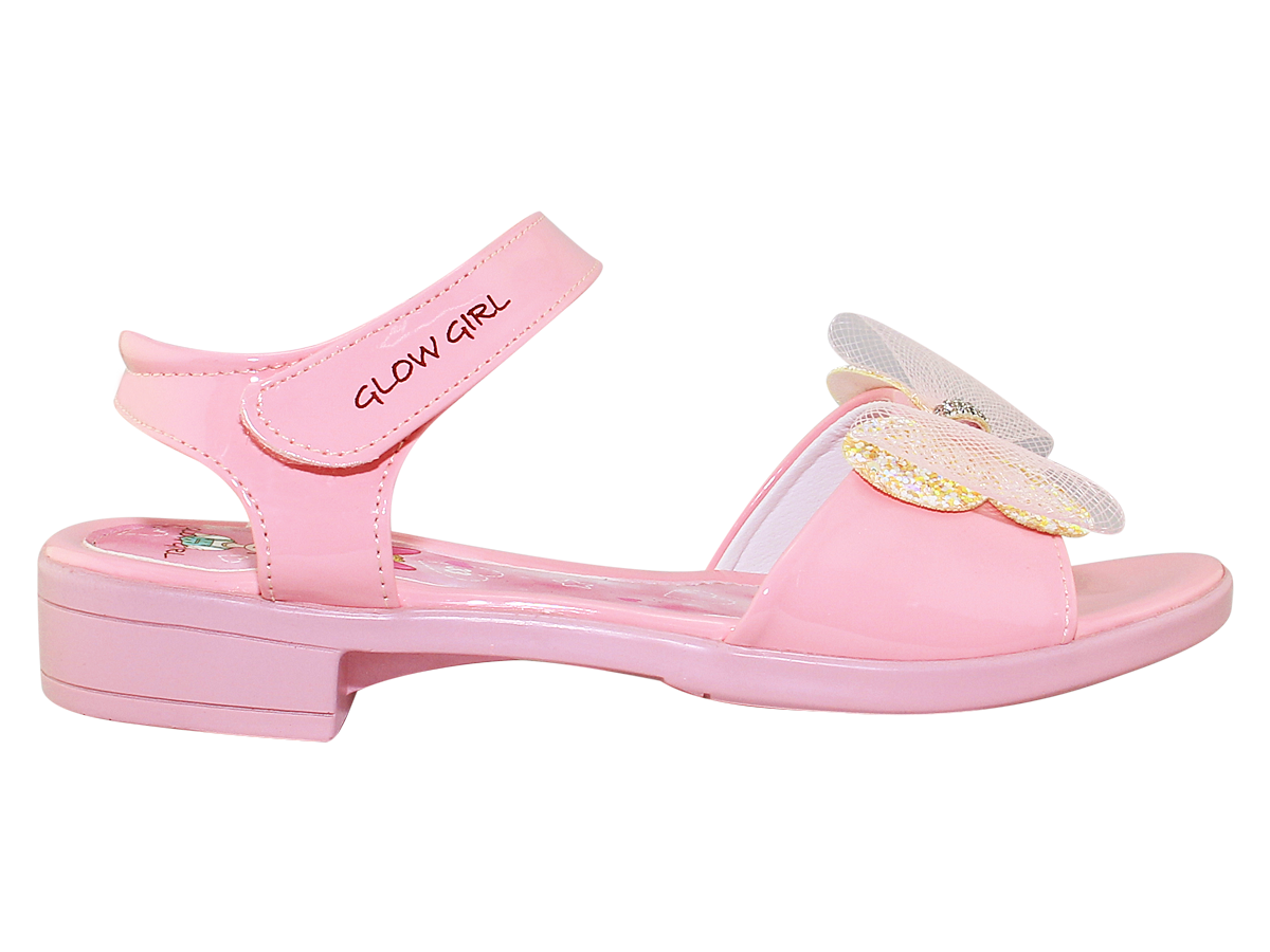 Sandal bé gái Bita's SOB.282 (Đen + Hồng phấn + Trắng)