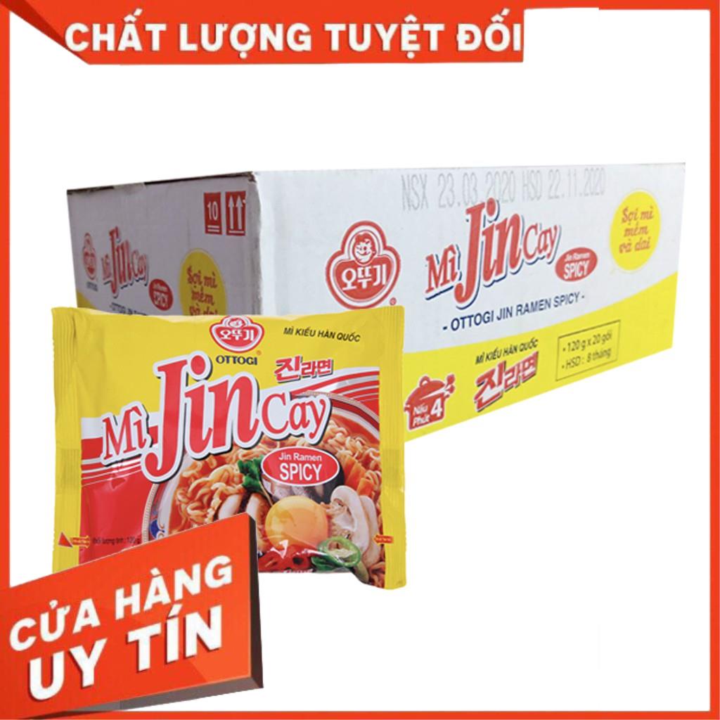 (DEAL XỊN- GIÁ RẺ) New -  Thùng 20 gói mì Jin Ramen cay Ottogi 120g