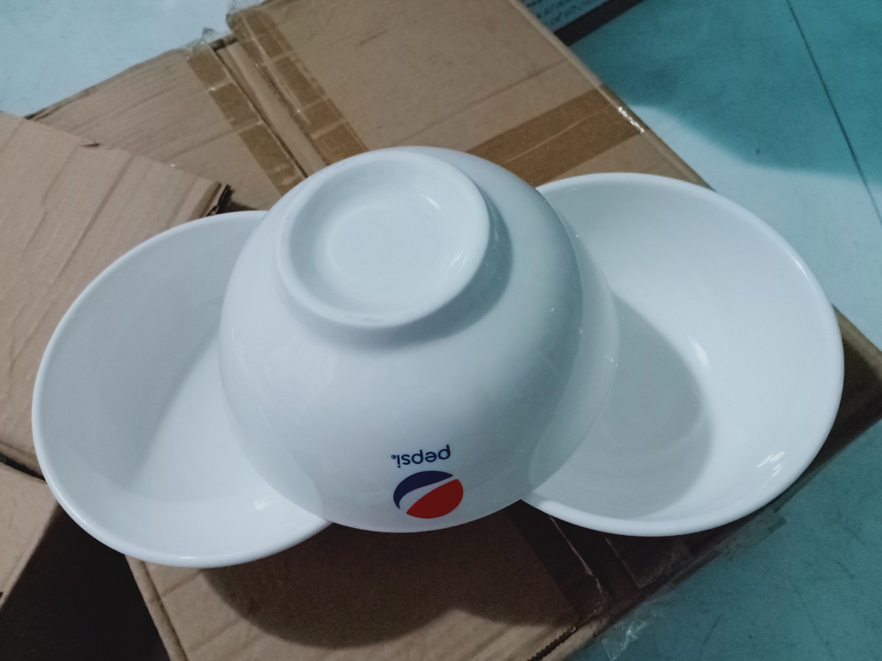Bộ 2 Bát Tô Sứ Trắng - Quà Tặng Pepsi