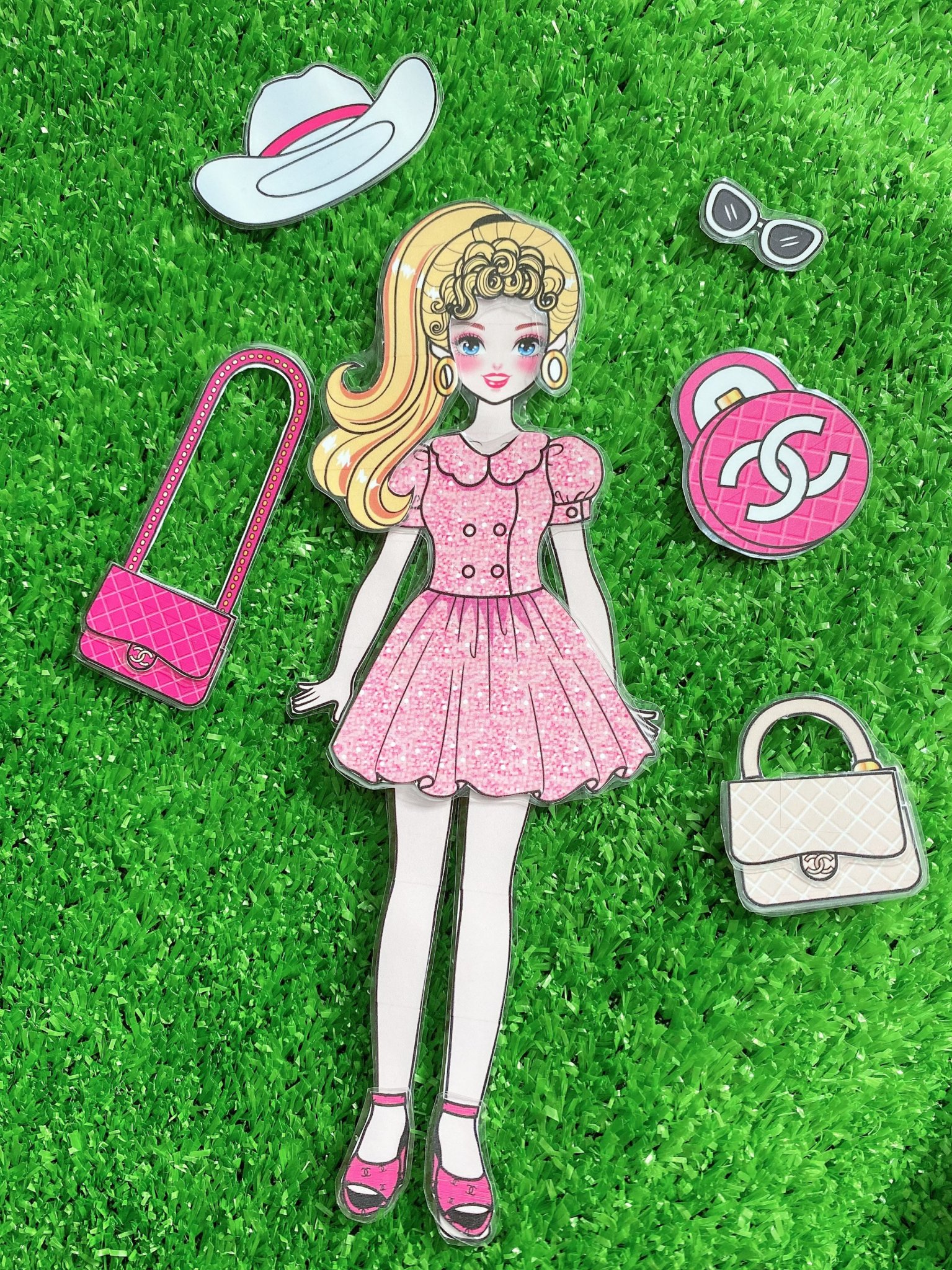 【LinhLinh Store】 Ngôi nhà búp bê giấy  - Chủ Đề Barbie