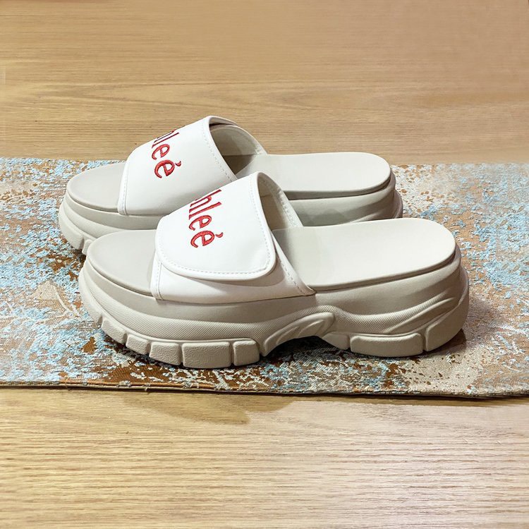 Dép quai ngang nữ chelee đế cao 4cm tôn dáng cực đẹp