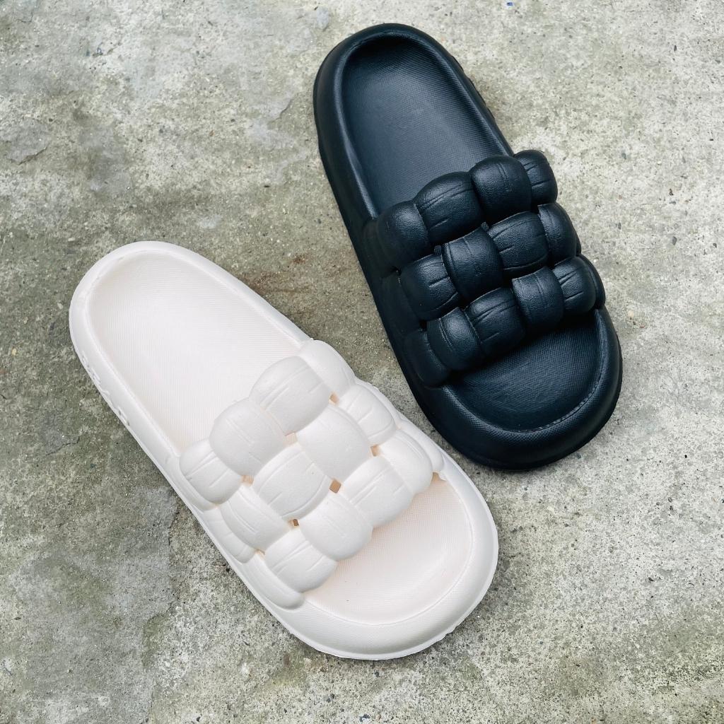 Dép bánh mì Ô Vuông đế độn 3.5cm