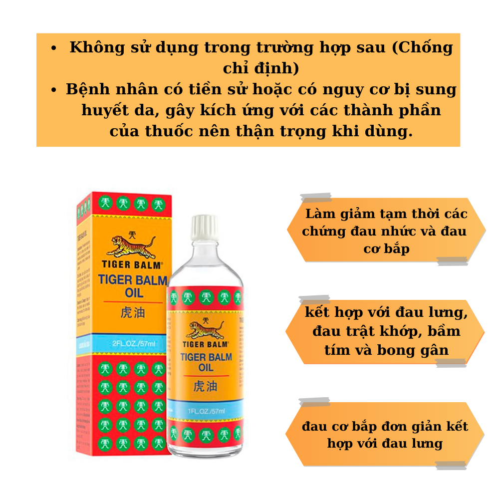 Dầu Nóng Tiger Balm Liniment 57ml