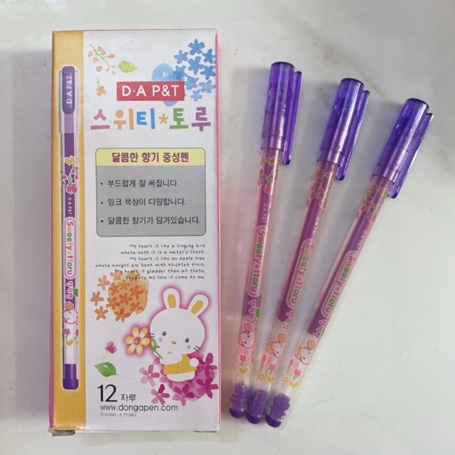 Bút viết mực gel d-a p&t sweety ttoru 0.38mm