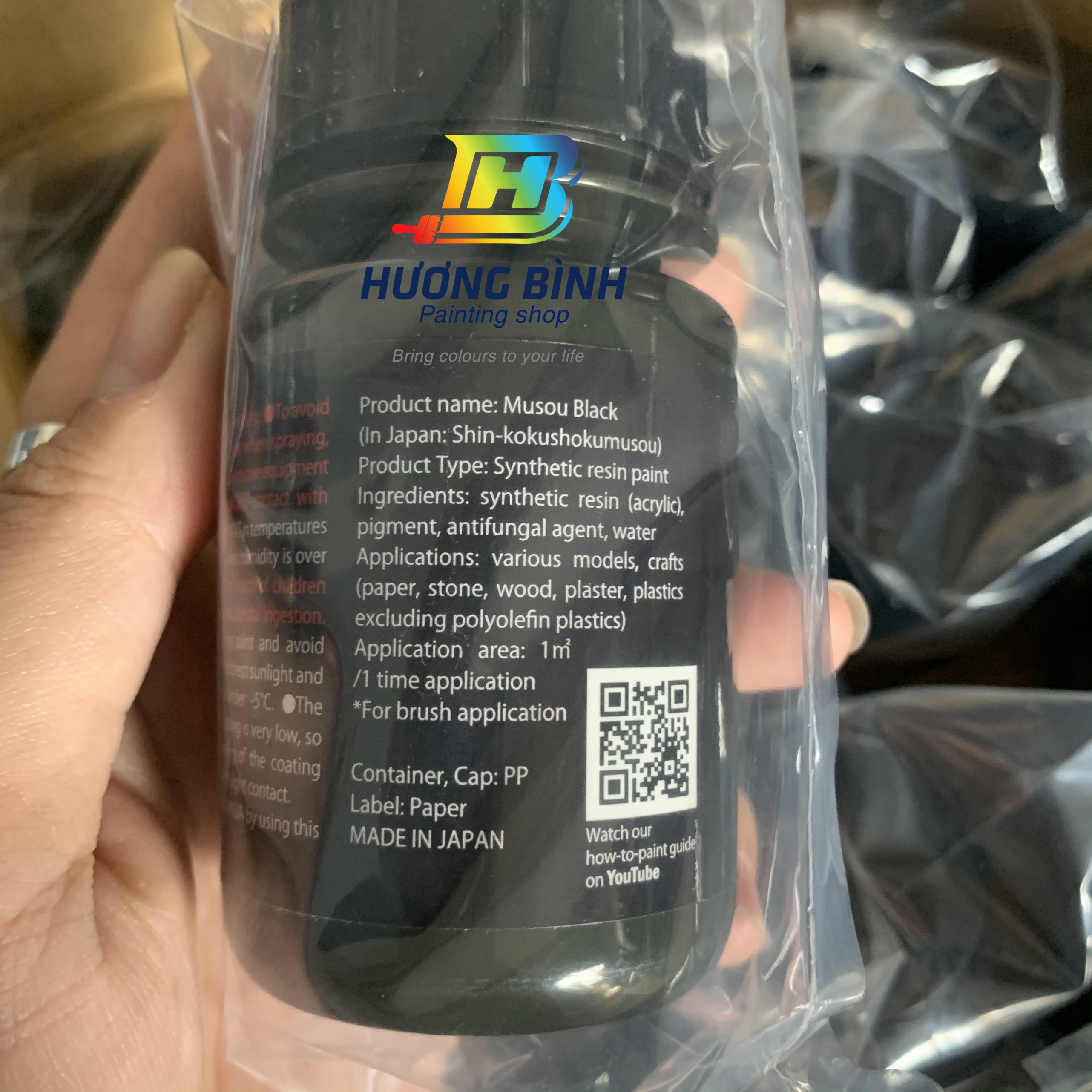 MUSOU BLACK PAINT - SƠN ĐEN NHẤT THẾ GIỚI (100ml)