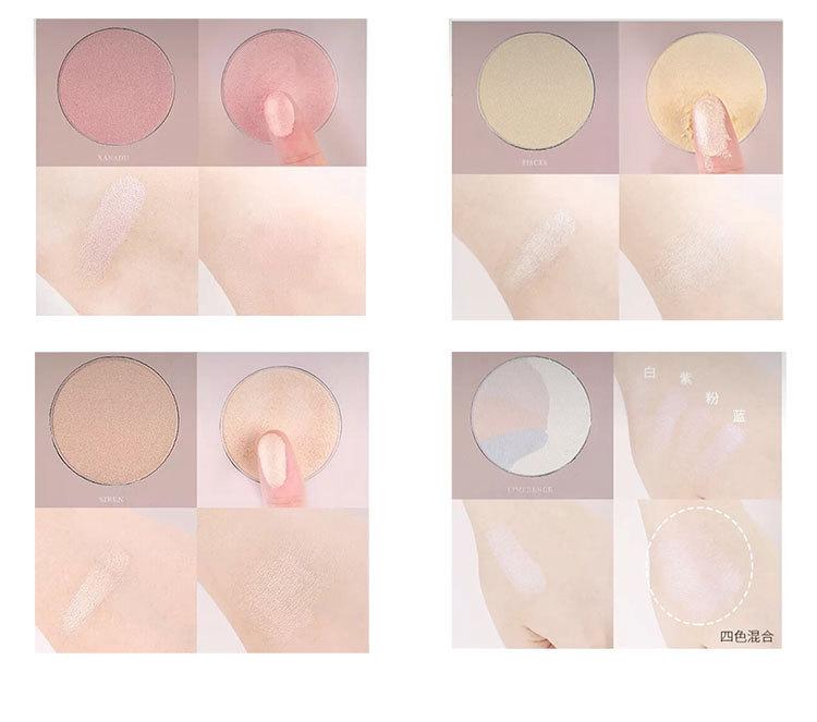 Bảng phấn bắt sáng 4 ô thần thánh Venus Marble