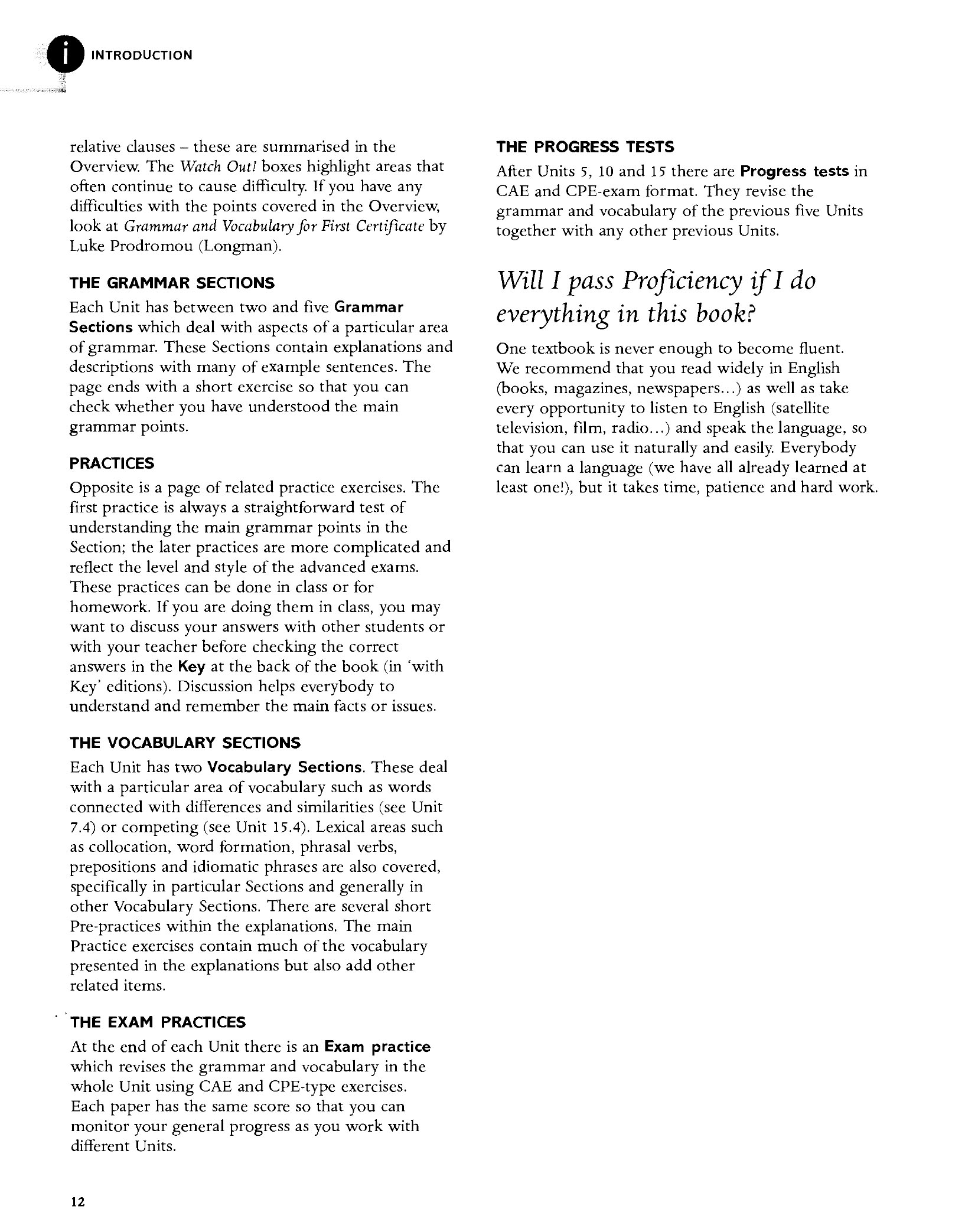 GRAMMAR AND VOCABULARY FOR CAMBRIDGE ADVANCED (Sách đen trắng)