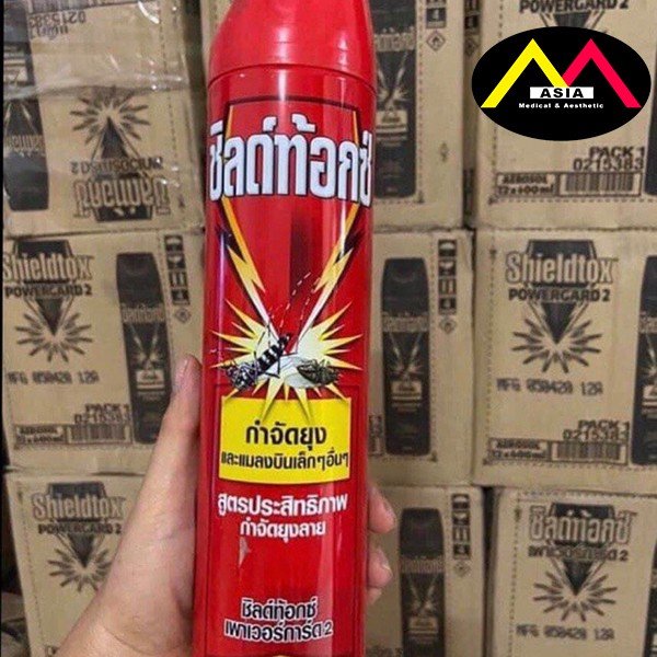Xịt Muỗi & Côn Trùng Shieldtox Thái Lan 600ml