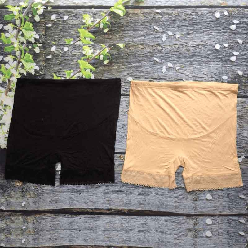 Quần mặc váy cotton đáp bụng