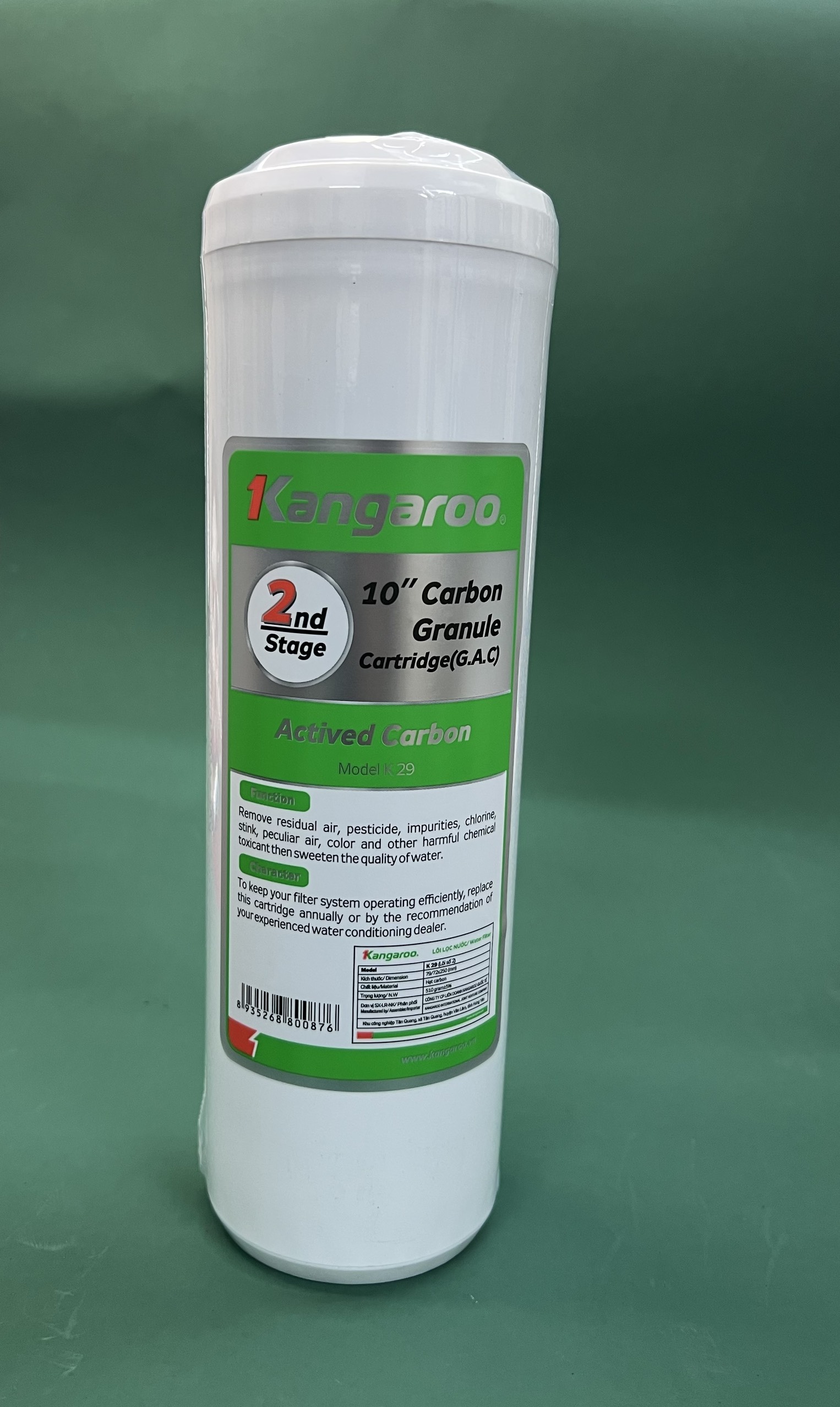 Lõi lọc nước Kangaroo - Combo 3 lõi lọc 123
