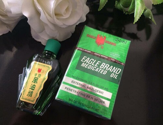 Dầu gió xanh Mỹ nhập khẩu Eagle Brand Medicated Oil 24ml chai