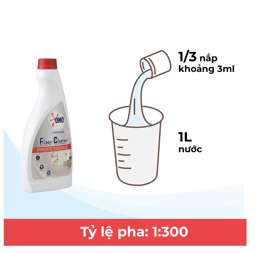 Nước lau sàn chuyên dụng Omo Roborock